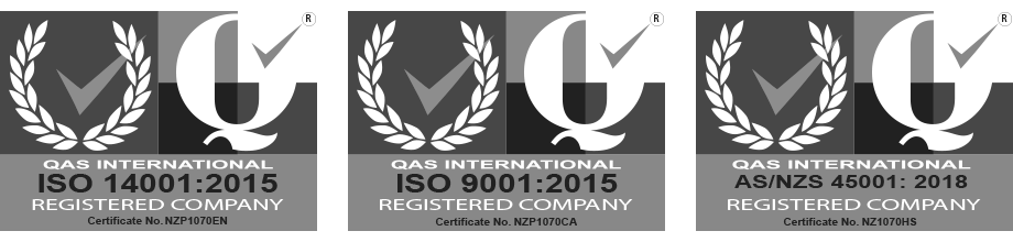 Atrax Group ISO certification icons 2020